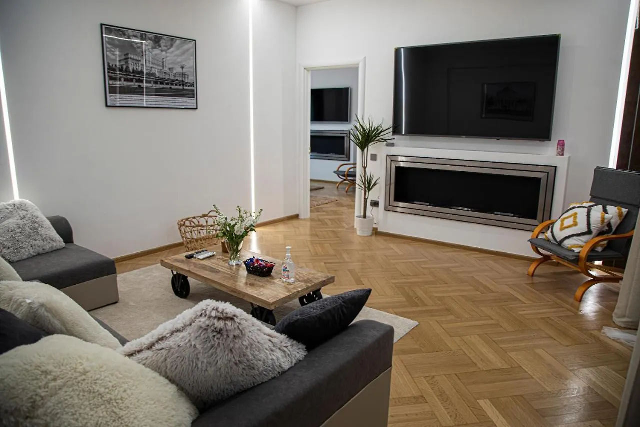 Brand New Penthouse At Km 0 Of Bucharest Near Intercontinental Hotel Apartmán